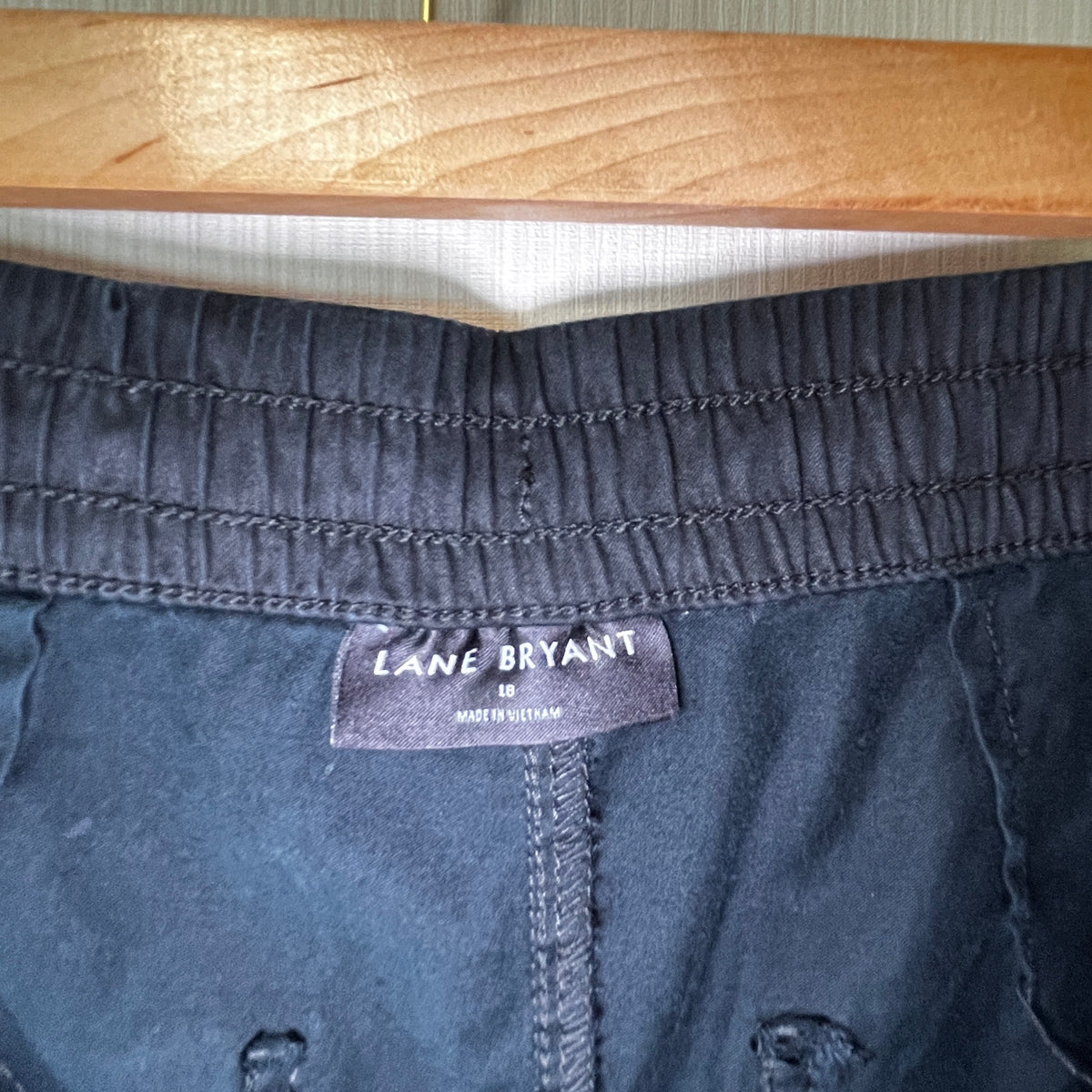 LANE BRYANT "Allie" Smart Stretch Drawstring Crop Pants