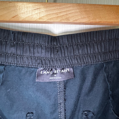 LANE BRYANT "Allie" Smart Stretch Drawstring Crop Pants