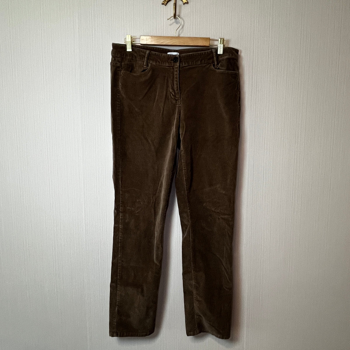J. JILL Slim-Leg Stretch Fine-Wale Corduroy Pants