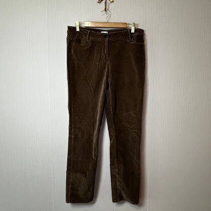 J. JILL Slim-Leg Stretch Fine-Wale Corduroy Pants