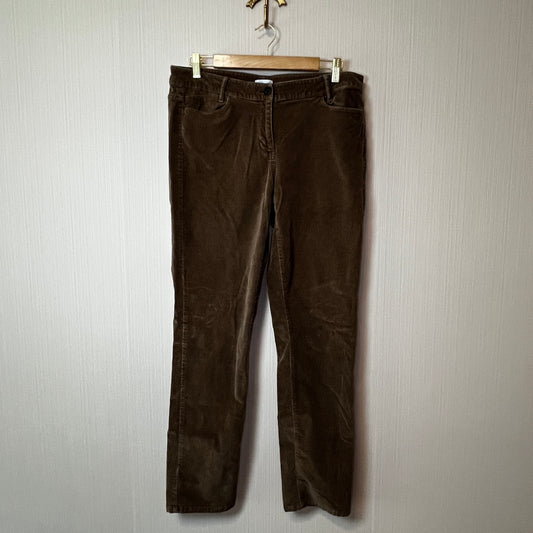 J. JILL Slim-Leg Stretch Fine-Wale Corduroy Pants