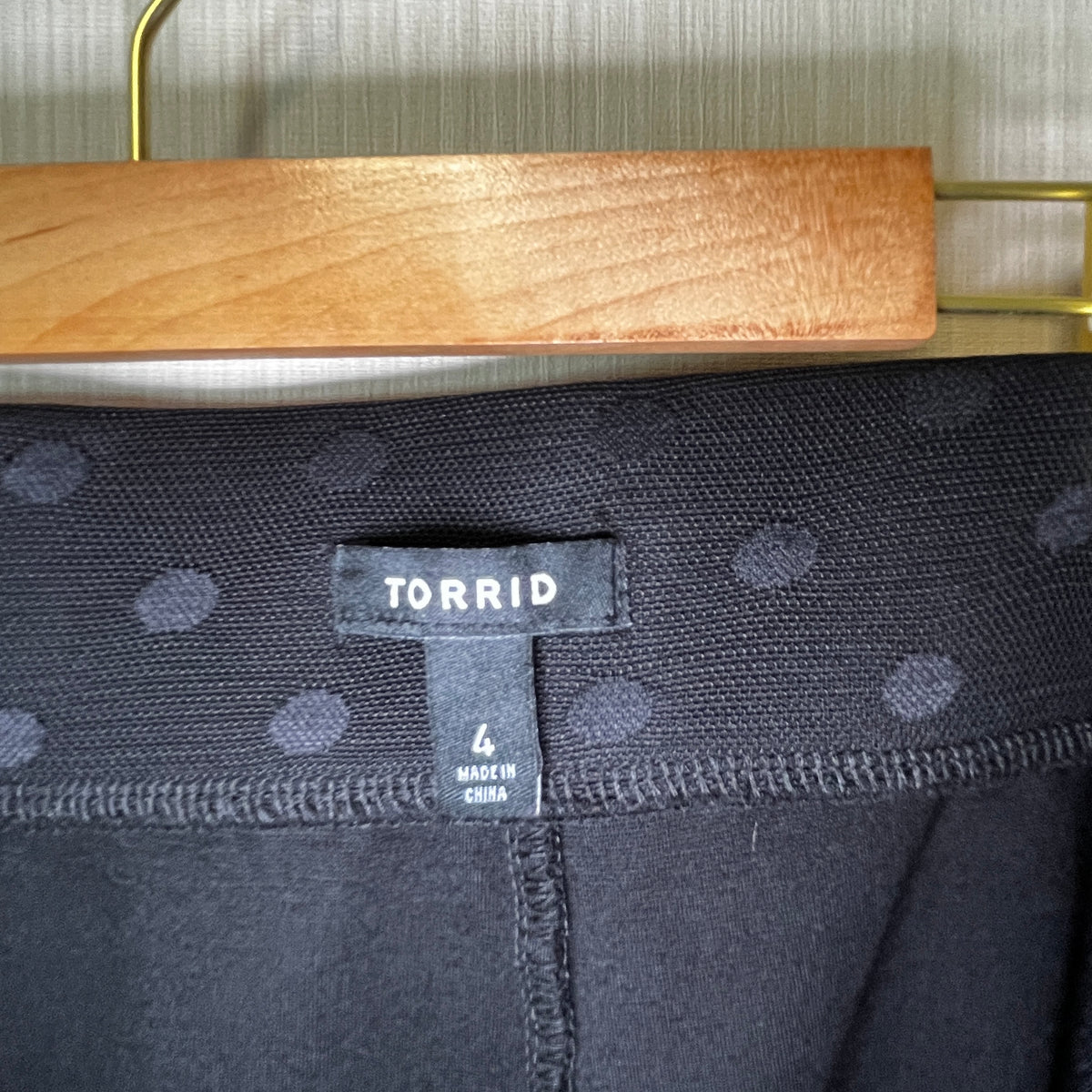 TORRID Black Polka Dot Mesh Overlay Maxi Skirt