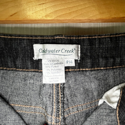 COLDWATER CREEK "Natural Waist" Classic Fit Straight Leg Jeans