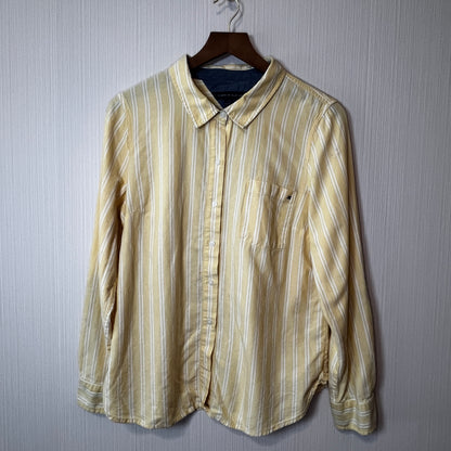 TOMMY HILFIGER Classic-Fit Long Sleeve Striped Button-Down
