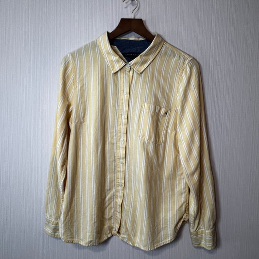 TOMMY HILFIGER Classic-Fit Long Sleeve Striped Button-Down