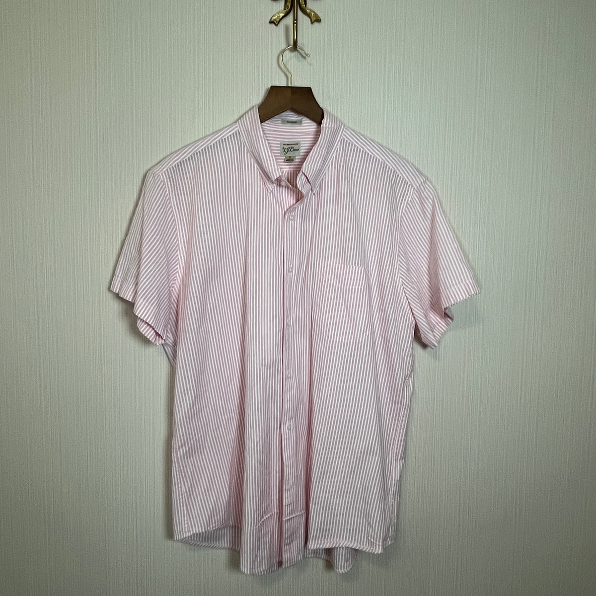 J.CREW "Classic-Fit" Short-Sleeve Seersucker Shirt