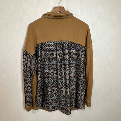Miss Me Aztec Shacket Large