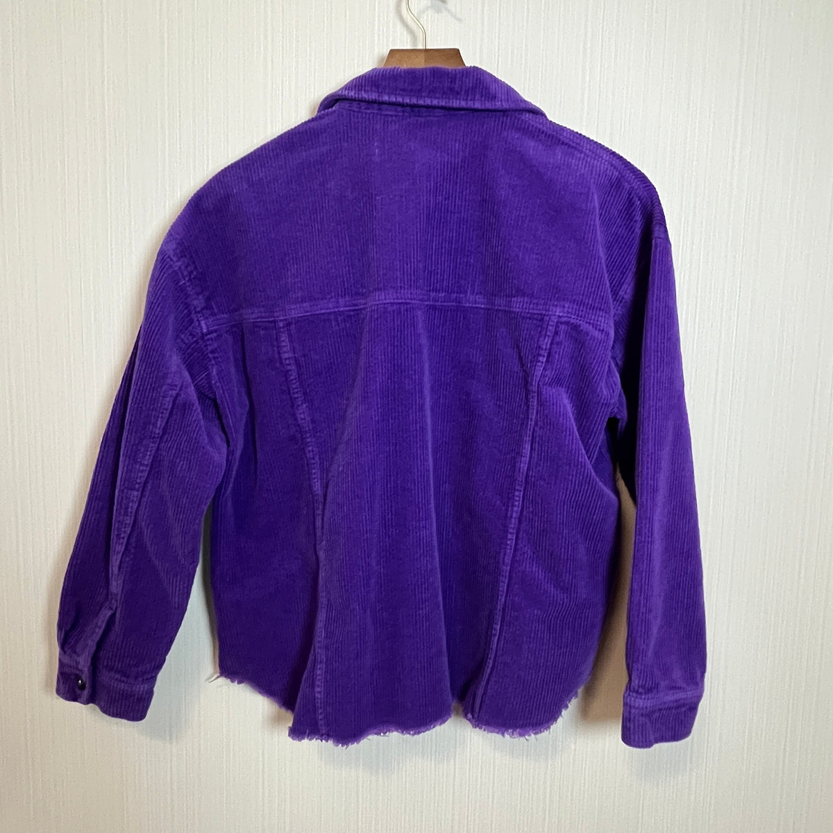 ZARA Oversized Wide-Wale Corduroy Button-Down Shacket