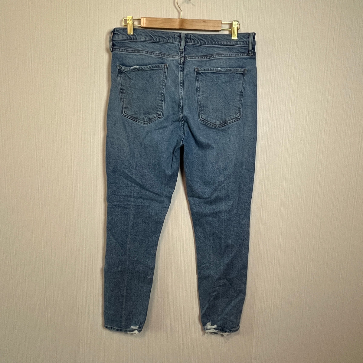 AGOLDE "Nico" High-Rise Slim Fit Jeans in Chronicle Wash