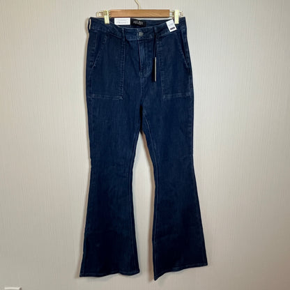 JUDY BLUE High-Waist Front Patch & Welt Pocket Flare Jeans NWT