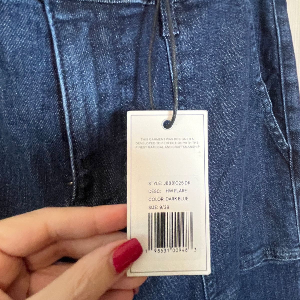 JUDY BLUE High-Waist Front Patch & Welt Pocket Flare Jeans NWT