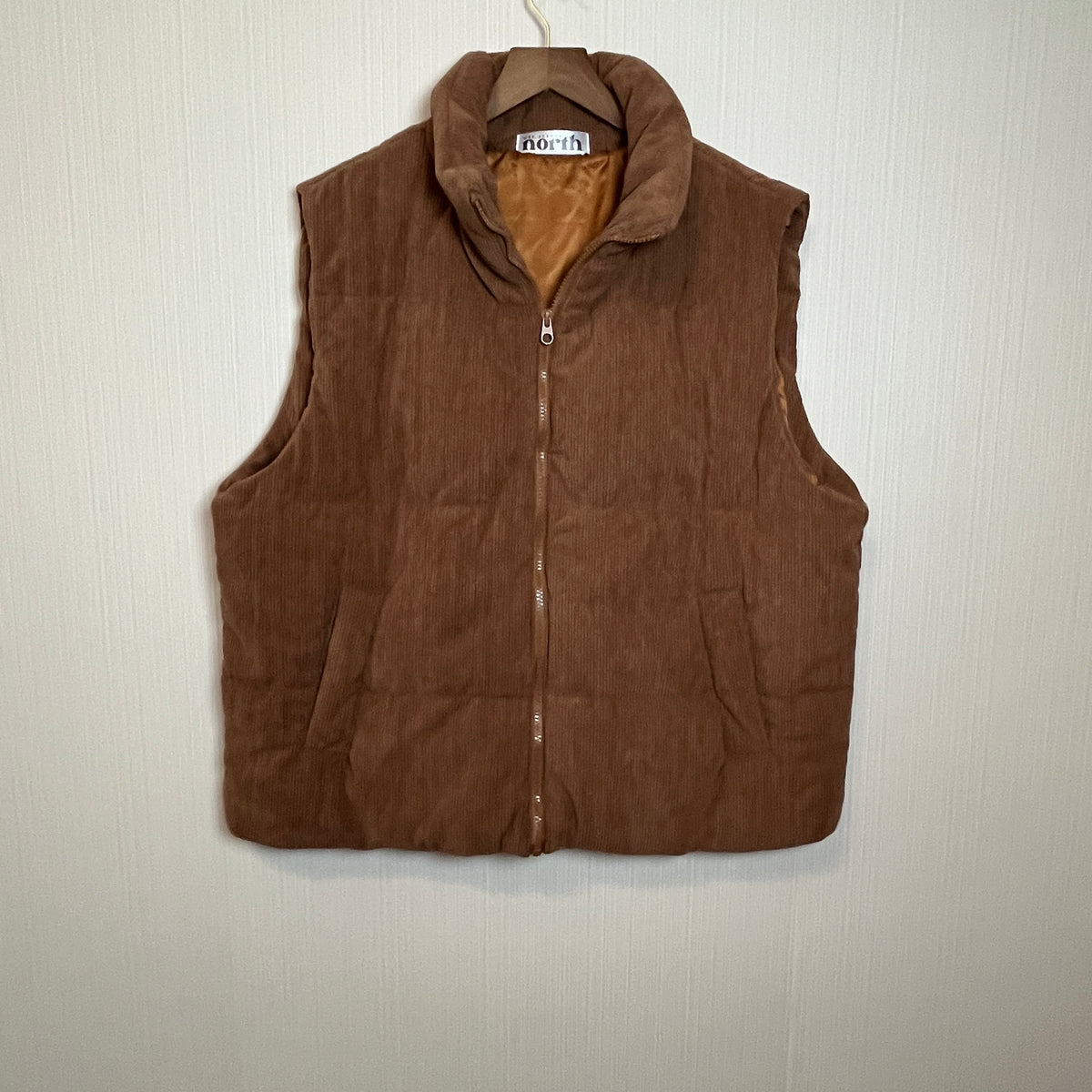 ONE ELEVEN NORTH Wide-Wale Corduroy Quilted Puffer Vest NWOT