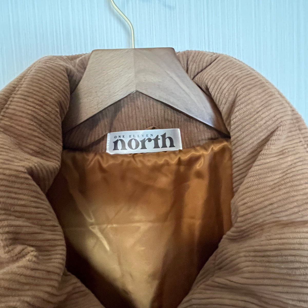 ONE ELEVEN NORTH Wide-Wale Corduroy Quilted Puffer Vest NWOT