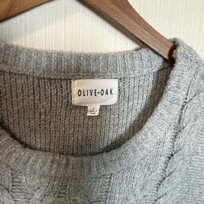 OLIVE + OAK Chunky Cable-Knit Pullover Sweater Vest