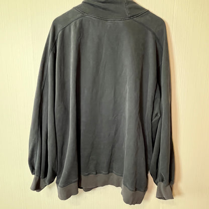 LIT Active Gray Oversized Turtleneck Sweatshirt Women's XL Cotton Blend