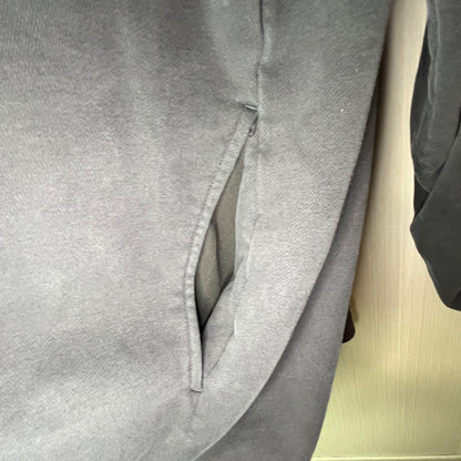 LIT Active Gray Oversized Turtleneck Sweatshirt Women's XL Cotton Blend