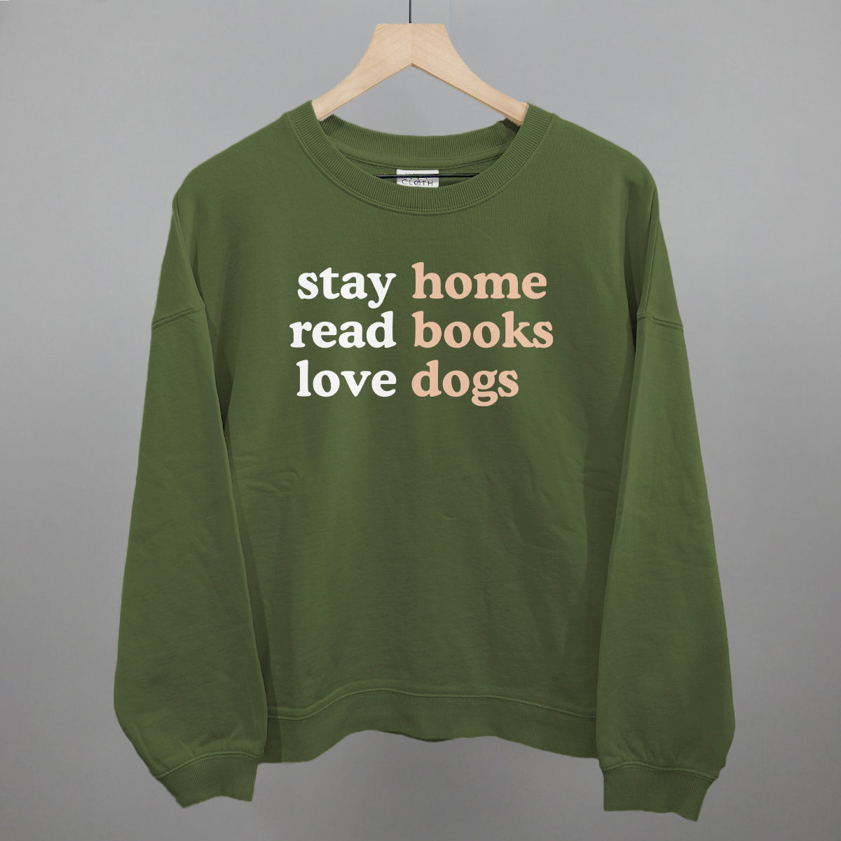 Stay Home Read Books Love Dogs