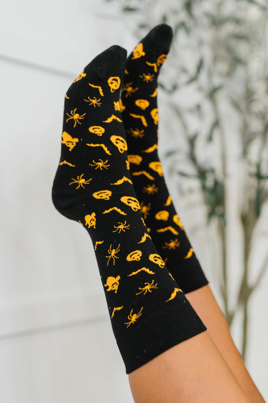 Wicked Walk Quarter Socks – Spooky Cute Graphic Socks