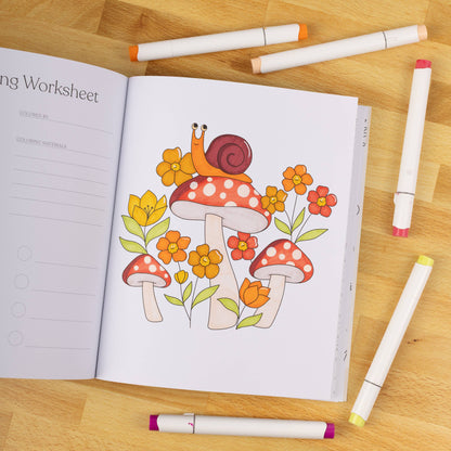 Garden Avenue Coloring Book – Hand-Drawn Floral & Pattern Designs by Elyse Breanne