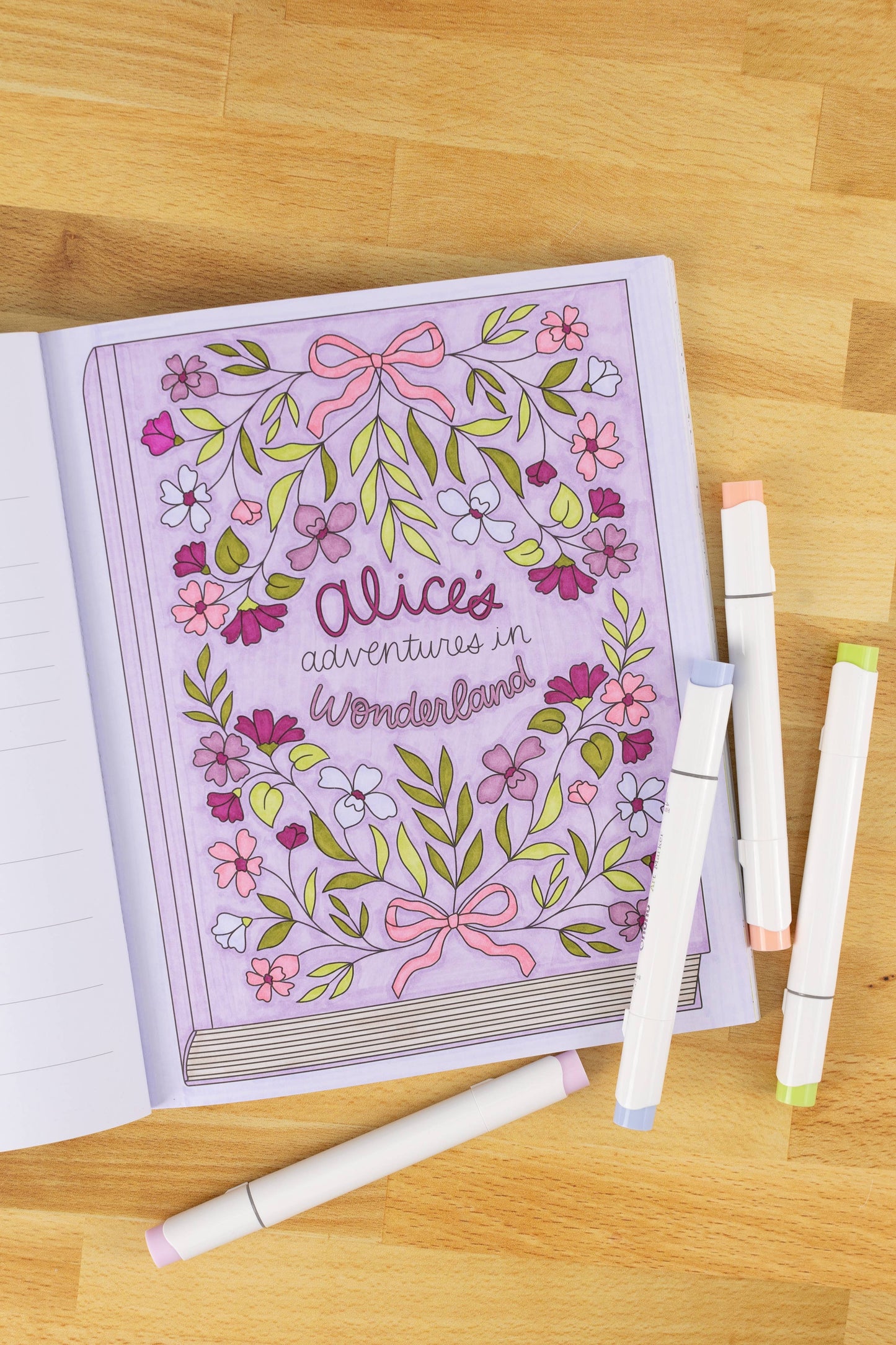 All Booked Up Coloring Book – Bookish & Reading Themed Designs by Elyse Breanne