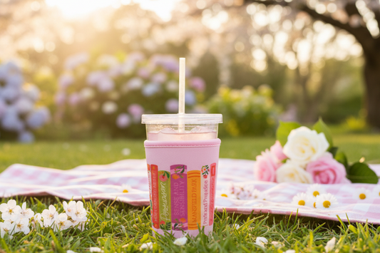 Jane Austen Collection Iced Coffee Sleeve – Neoprene Drink Koozie for To-Go Cups