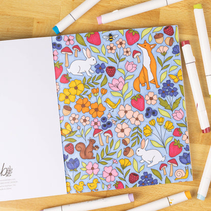 Garden Avenue Coloring Book – Hand-Drawn Floral & Pattern Designs by Elyse Breanne