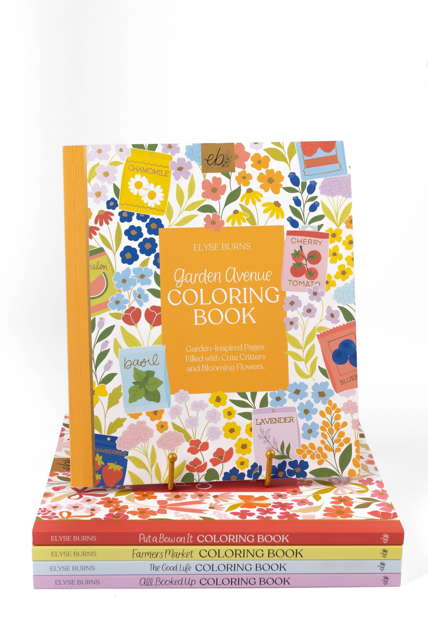 Garden Avenue Coloring Book – Hand-Drawn Floral & Pattern Designs by Elyse Breanne