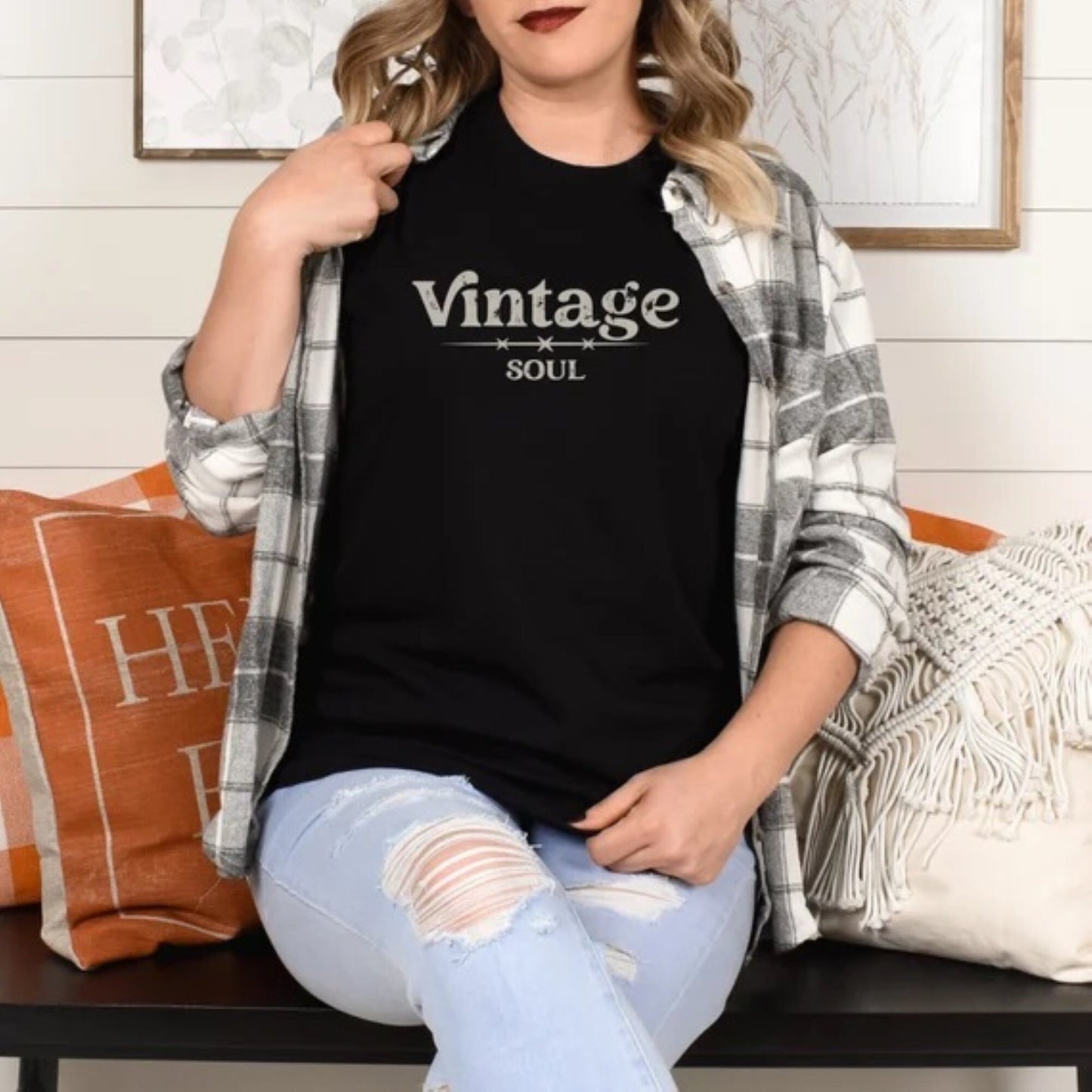Vintage Soul Short Sleeved T-Shirt