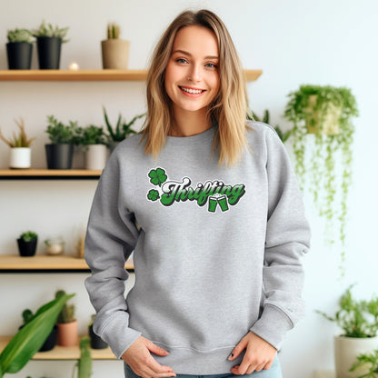 Thrifting St. Patrick's Day Sweatshirt