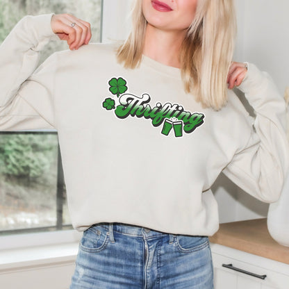 Thrifting St. Patrick's Day Sweatshirt